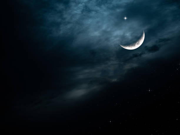 istock Eid Al Adha,Eid Al Fifr Adha Mubrak Arabic Background Concept,Crescent Moon with Star on Dark Night Sky Dusk Nature Landscape,Symbols Moonlight Muslim Islamic New Year Muharram Religion 1475761518