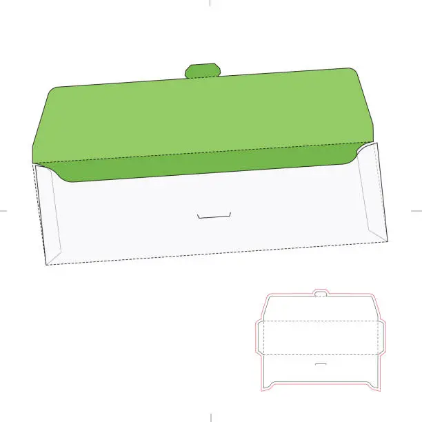 Vector illustration of Long Envelope