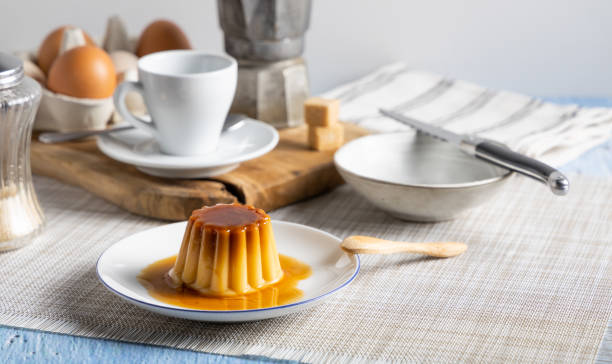istock Homemade caramel flan. 1475777848