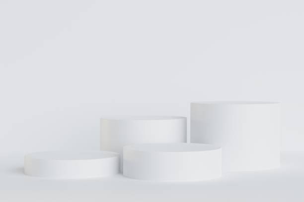 istock cycle  architect podium background.for branding and product presentation.3d rendering illustration. 1475781835