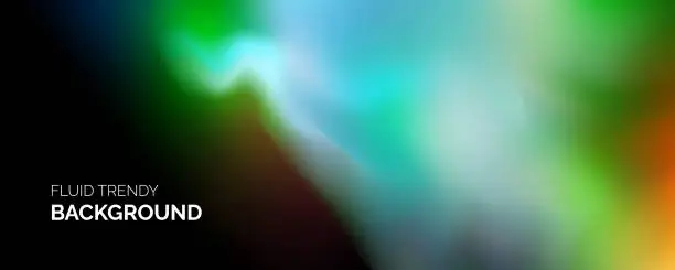 Vector illustration of Blurred defocused dark gradient abstract background design