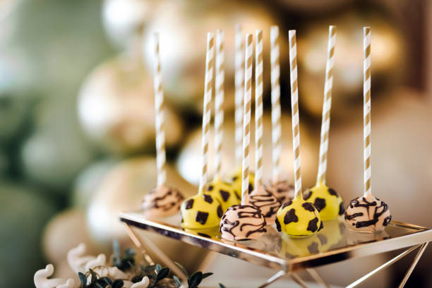 Luxury Delicious Appetizer Serving. Sweet food for a party.