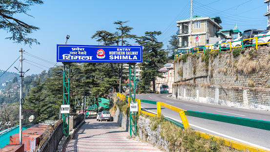 The Kalka Shimla toy train at Shimla railway station is a famous UNESCO World Heritage site