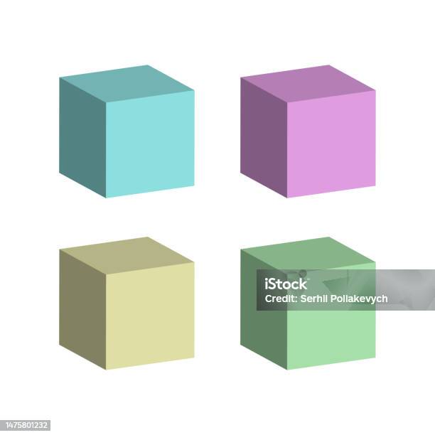 Designs Using Multiple Cubes Cubes Great Design For Any Purposes Design Element Vector Illustration ...