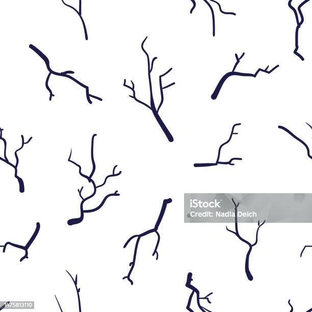 Tree Branches Seamles Pattern Stock Illustration - Download Image Now ...