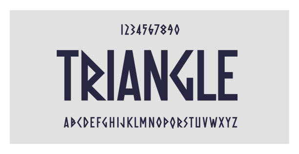 Triangle typography