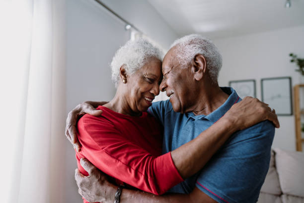 istock Senior couple embracing 1475831296