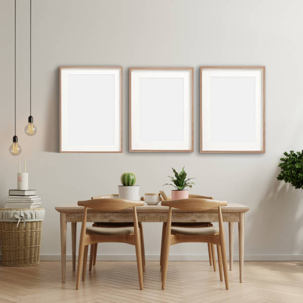 istock Wall and Picture Frame Interior scene mockup 1475841787