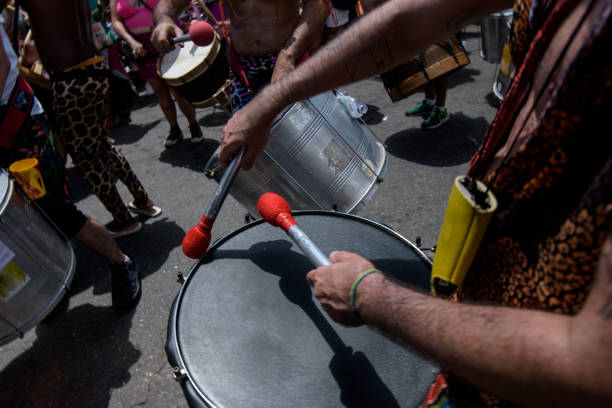 istock Young man playing “Surdo” musical instrument. 1475844977