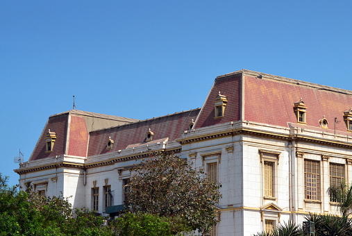 Dakar, Senegal: French colonial building of the City Council - inaugurated in 1914, of an European architecture alien to its territory, the building of the town hall of Dakar has preserved its attributions until today.