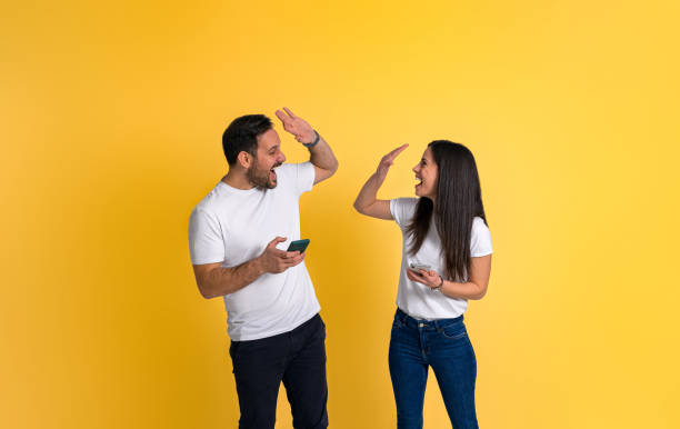 4,100+ High Five Isolated Stock Photos, Pictures & Royalty-Free