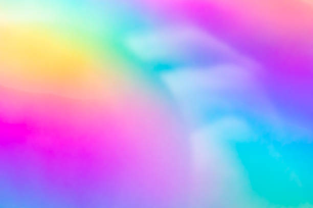 istock Abstract blur holographic rainbow foil iridescent background 1475865424