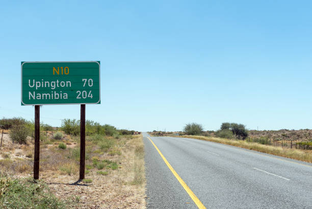 istock Dstance sign on road N10 near Grootdrink 1475869311