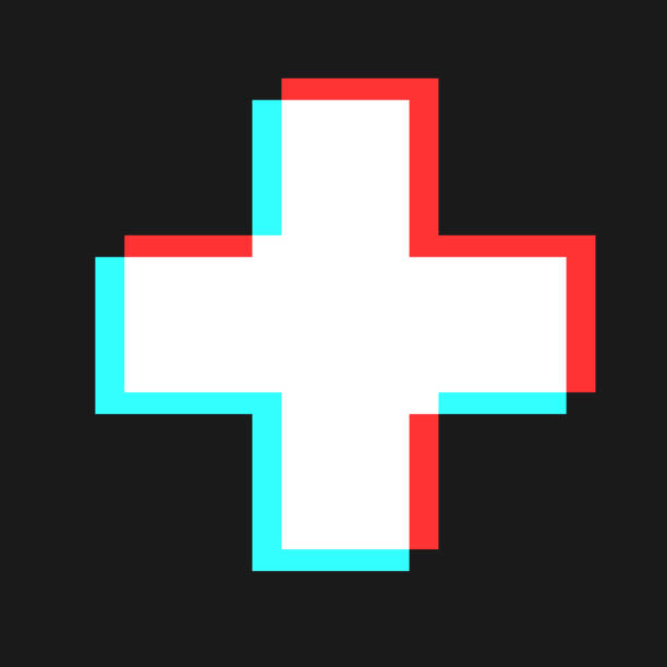 istock Simple Illustration of medical cross. Isolated flat icon 1475870293
