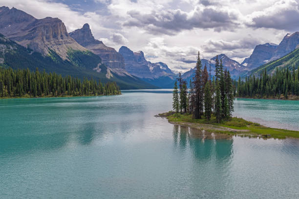 istock Spirit Island, Jasper, Canada 1475871245