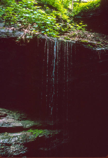 Mammoth Cave NP - Natural Entrance Small Waterfall - 1992