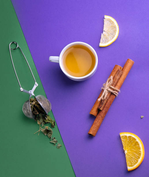 concept of healthy and tasty tea