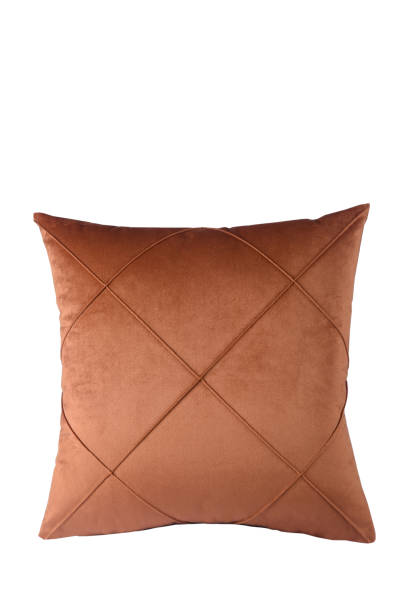 istock square pillow. Bedroom sleeping pad or sofa cushion pad with feather, down or synthetic and textile filling, fabric pillowcase comfort rest 1475882475
