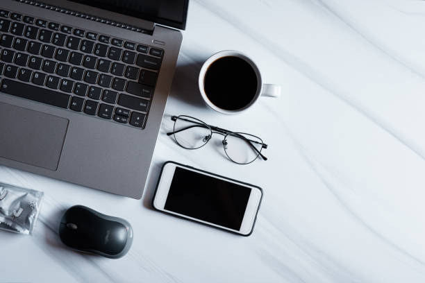 istock Working Desk, Stylish Workspace at Home 1475882543