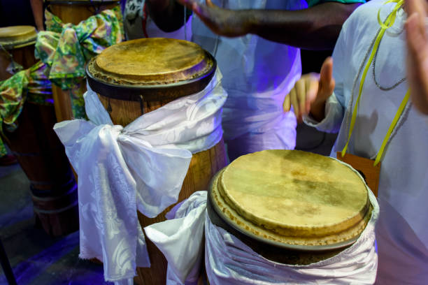istock Some drums called atabaque in Brazil used during a Umbanda ceremony 1475886148
