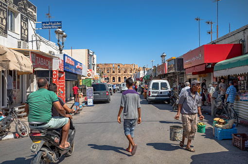 Hargeisa, Somaliland, Somalia: the city center, view along Road Number 1, where most businesses and government building are located - Hargeisa downtown and financial district.