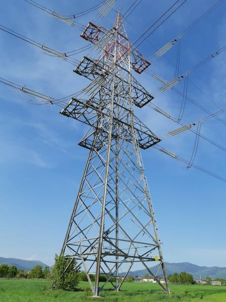 istock High voltage pylon located in the countryside 1475933297