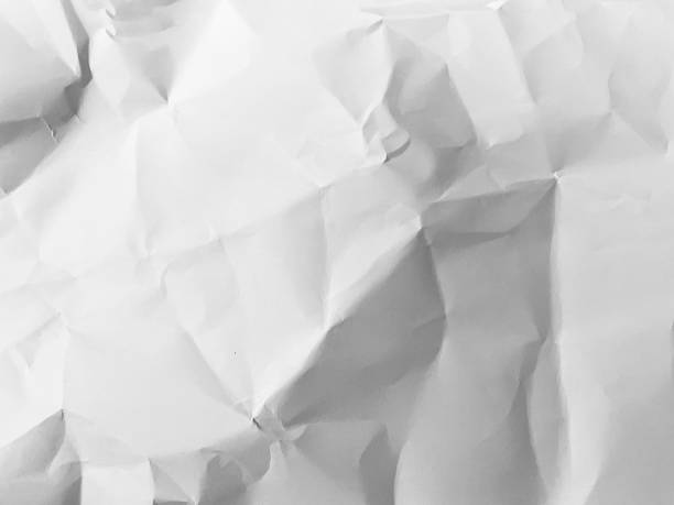 istock Crumpled paper background for copy space. Paper texture overlay for mockup 1475940947