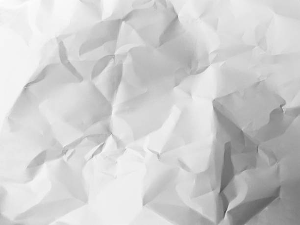 istock Crumpled paper background for copy space. Paper texture overlay for mockup 1475941240