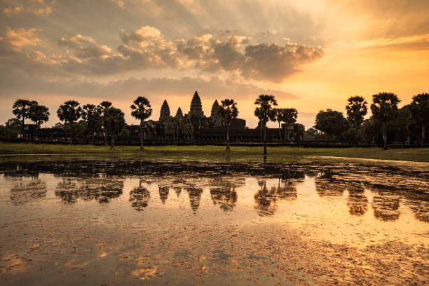 istock Sunrise over Angkor Wat Temple in Siem Reap, Cambodia 1475954167