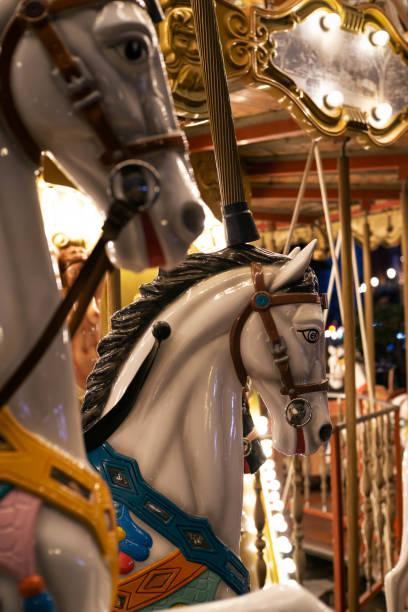 istock Toy horse at carrousel 1475954534