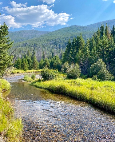 Headwaters of the Colorado River in Rocky Mountains national park