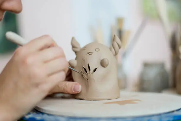 Funny pottery animal pokemon