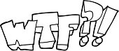 istock freehand drawn black and white cartoon WTF symbol 1475987606