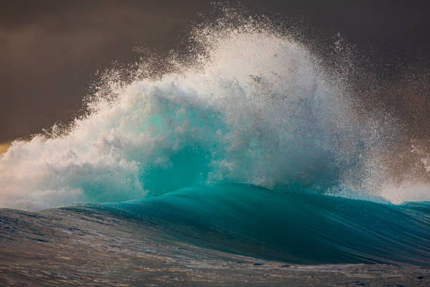 istock Wave explosion in the ocean on a stormy morning 1475992730