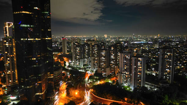 istock Jakarta downtown at night 1476003548