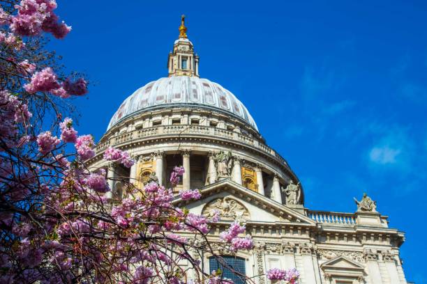 istock St Paul's Cathedral and cherry blossoms 1476014754