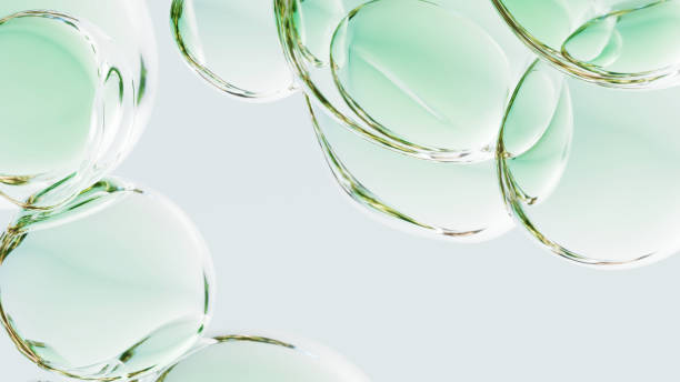 istock Transparent bubbles with beautiful reflections, clean and green environmental concept image 1476029583