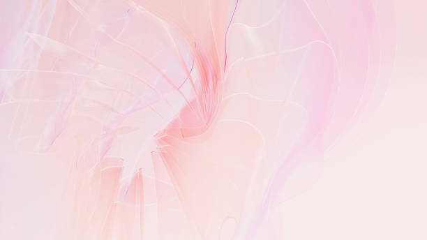 istock pink abstract background with floral drapes, stylish concept image with 3D rendering 1476029625