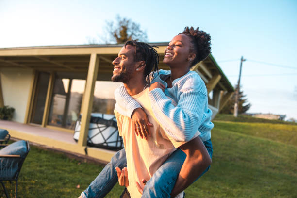 istock Celebrating Time Alone in Nature by a Rental Home 1476041145