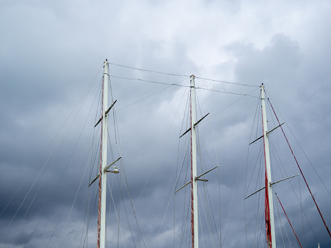 Sail boat masts
