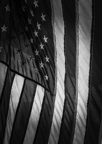 American flag in the wind. See one more angle of this image.please view other similar images.