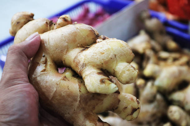 istock Warm ginger in traditional market 1476074863
