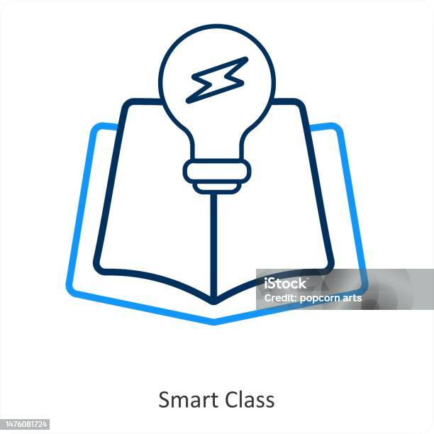 Smart Class Sticker Smart Class Stock Illustration - Download Image Now - Classroom ...