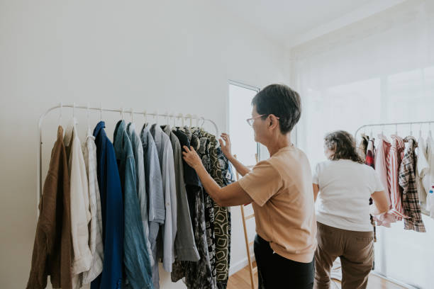 istock Setting background and all of second hand cloths that we will selling on live streaming today. 1476085509