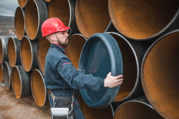 istock The engineer removes the cap from the gas pipe 1476089253