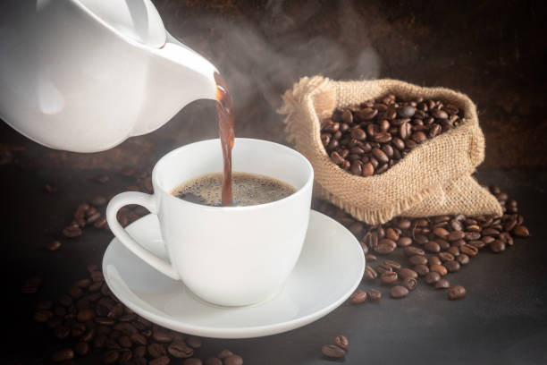 istock A cup of fresh coffee on rusty metal wall with copy space. 1476094514