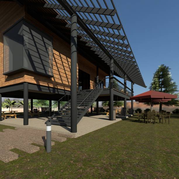 istock 3D illustration of coffee shop 1476113905