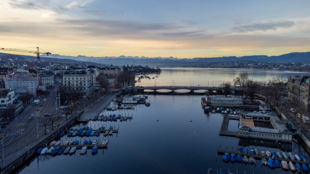 istock Dreamy Sunrise over Lake Zurich 1476114556