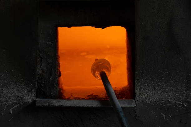 istock Glass Heated in a Furnace 1476116448