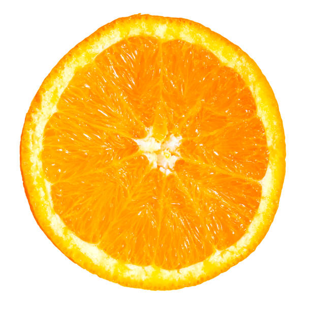 istock Orange medi vector isolated on white background. Orange minimal style wallpaper. Vector of an orange with organic shapes. Vector background for banner, poster, web and packaging 1476116906